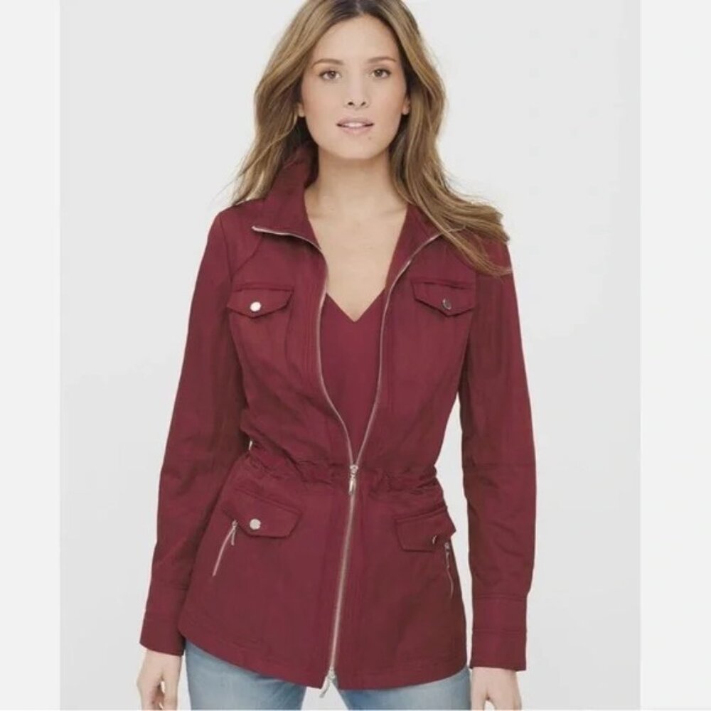 White House Black Market Utility Jacket